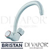 Bristan Club Budget Sink Mixer White Tap Spare Parts